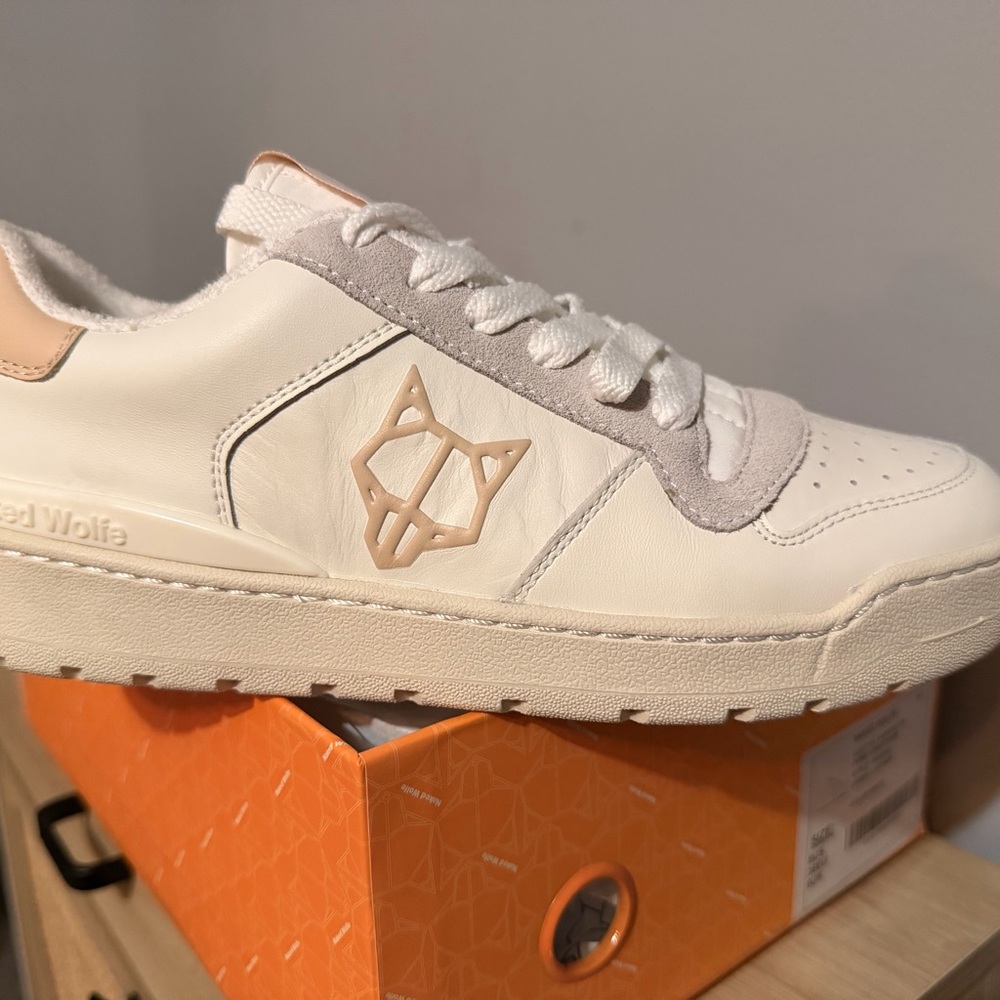 Naked Wolfe White and Cream Sneakers (BRAND NEW*)